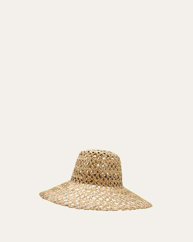 Espalier Raffia Large Brim Hat